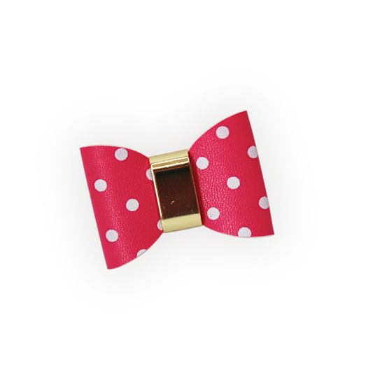 Paws & Bows - Pink dots